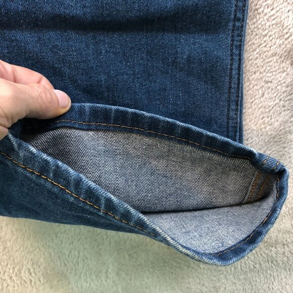 Levi's Men's Jeans Size 38x32 514 Straight Classic Blue Denim Casual Pockets - Picture 10 of 15